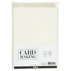 Kaarten en Enveloppen Off-white, 50 Sets