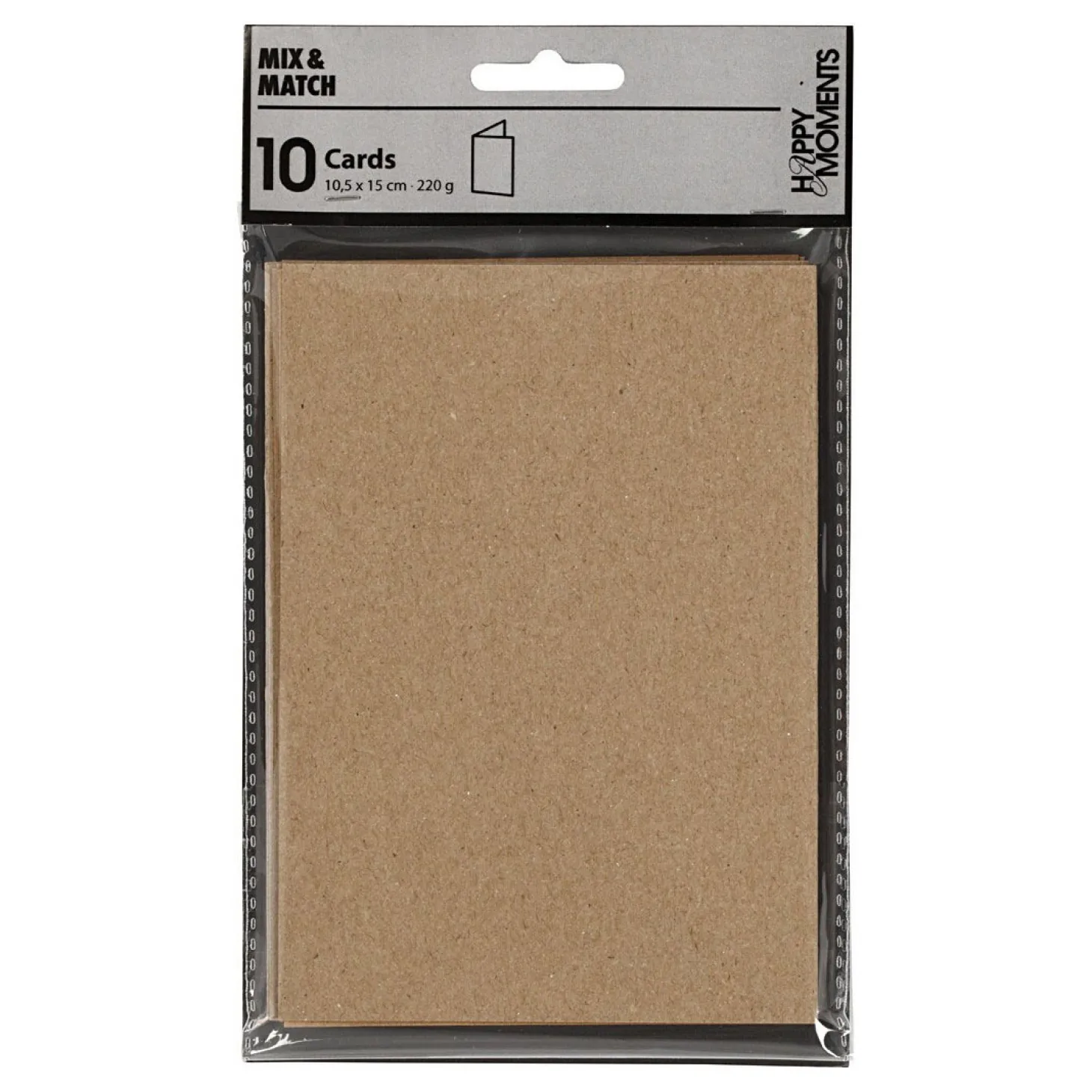 Kaarten Naturel 10,5x15cm, 10st.
