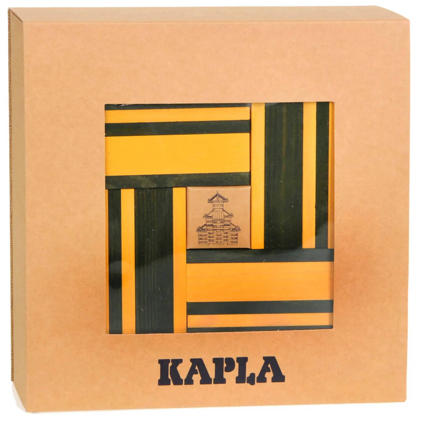KAPLA, Boekje met 40 Gele en Groene Plankjes