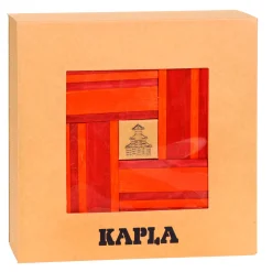 KAPLA, Boekje met 40 Rode en Oranje Plankjes