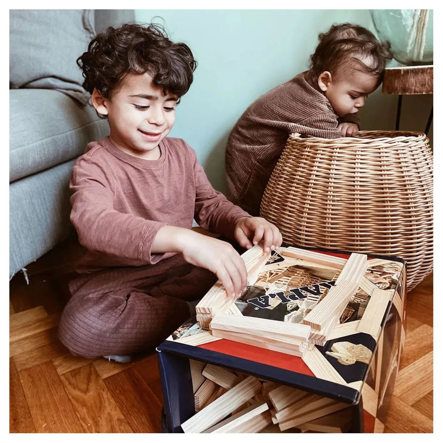 KAPLA, Doos 200 Blanke Plankjes