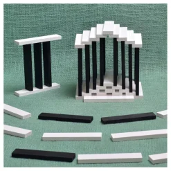 KAPLA Kist 100 Plankjes - Zwart/Wit