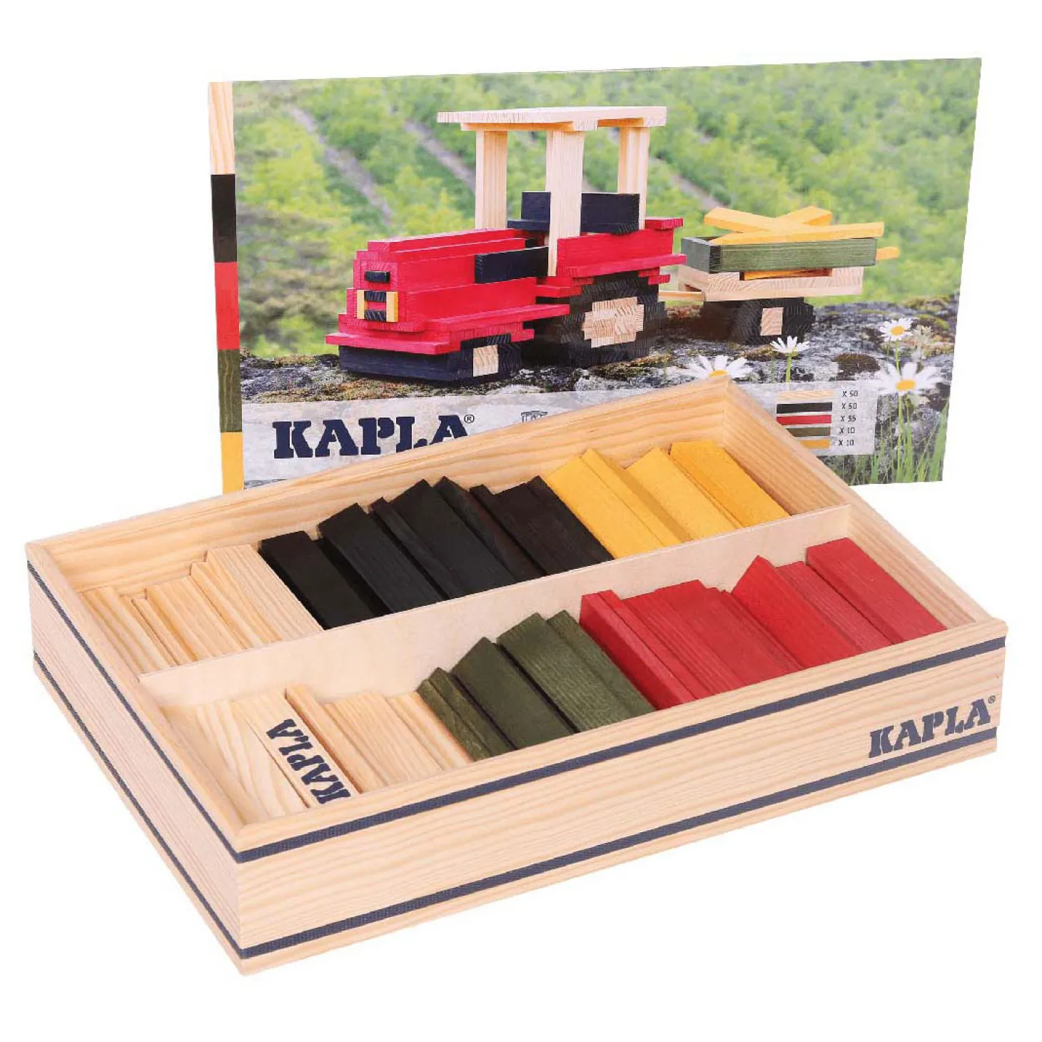 KAPLA Kist Tractor - 155 Plankjes