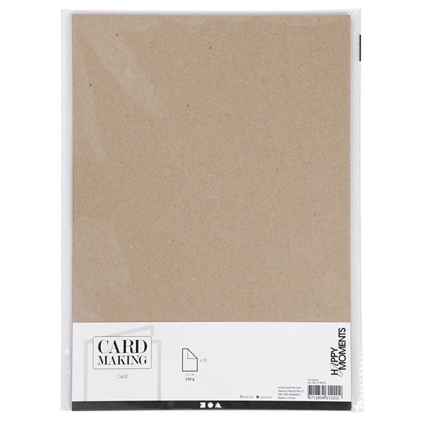 Karton Naturel A4 220g, 10st.