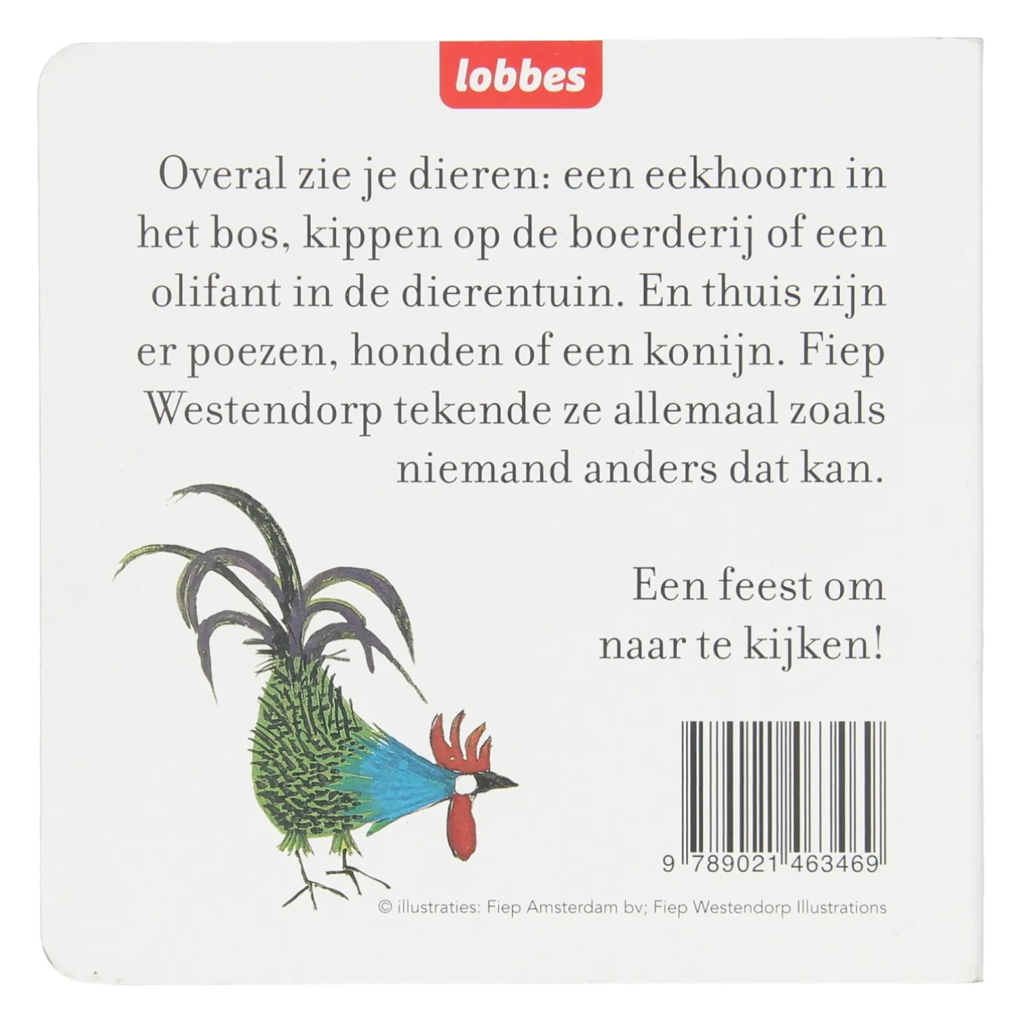 Kartonboek Dieren van Fiep Westendorp