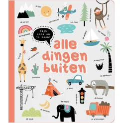 Kartonboek Kijk eens om je heen - Alle dingen buiten