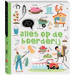 Kartonboek Kijk eens om je heen - Alles op de boerderij