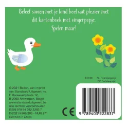 Kartonboek met Vingerpopje - Kuikentje Zoekt Zijn Mama