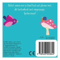 Kartonboek met Vingerpopje - Katje en het Bolletje Wol