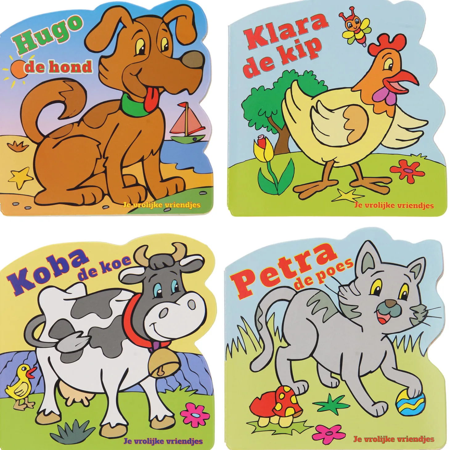 Kartonboek Mijn Vrolijke Vriendjes