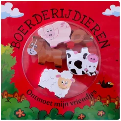 Kartonboek Ontmoet mij Vriendjes Boerderijdieren