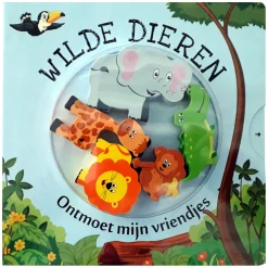 Kartonboek Ontmoet mijn Vriendjes Wilde Dieren