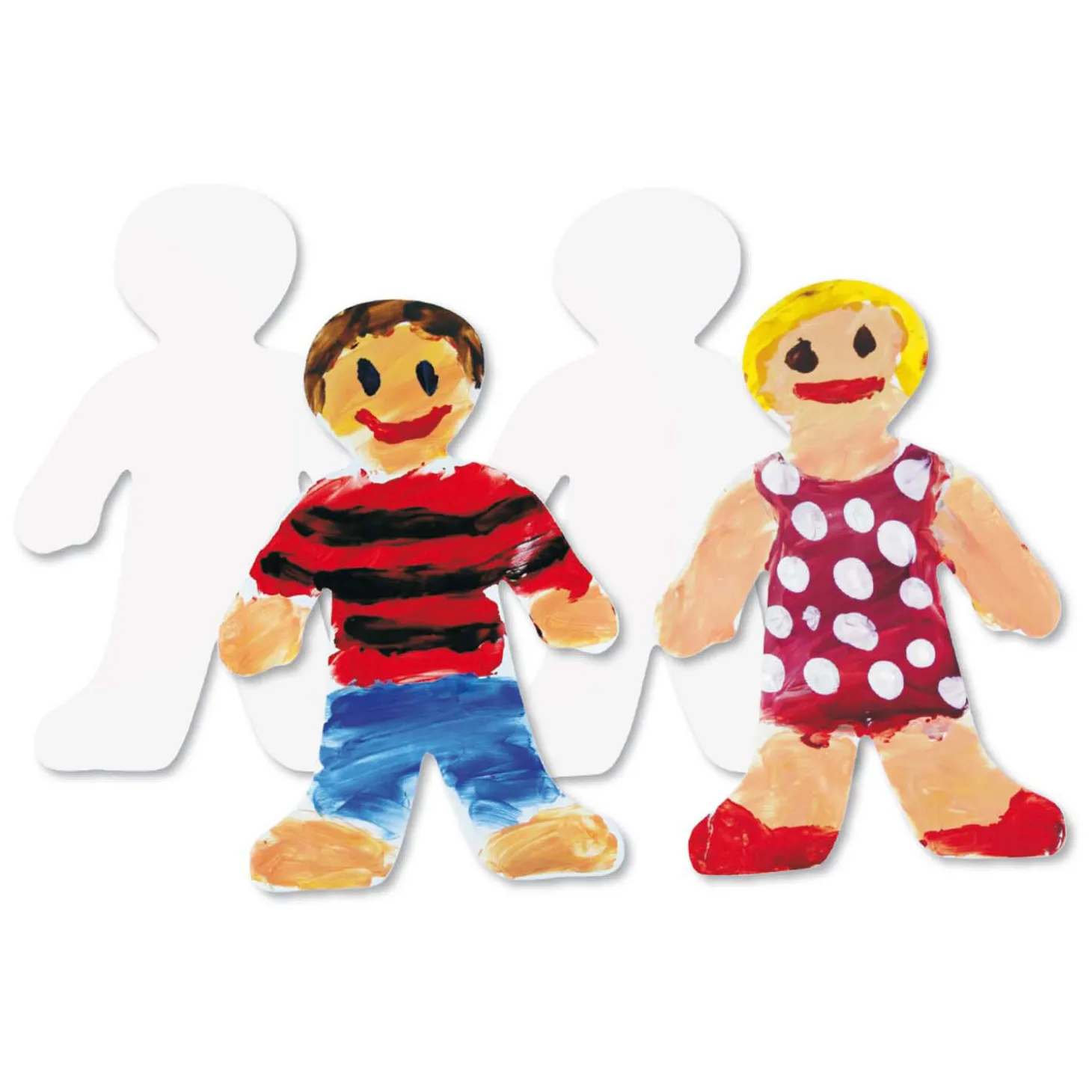 Kartonnen Figuur Kind Klein - 36dlg.