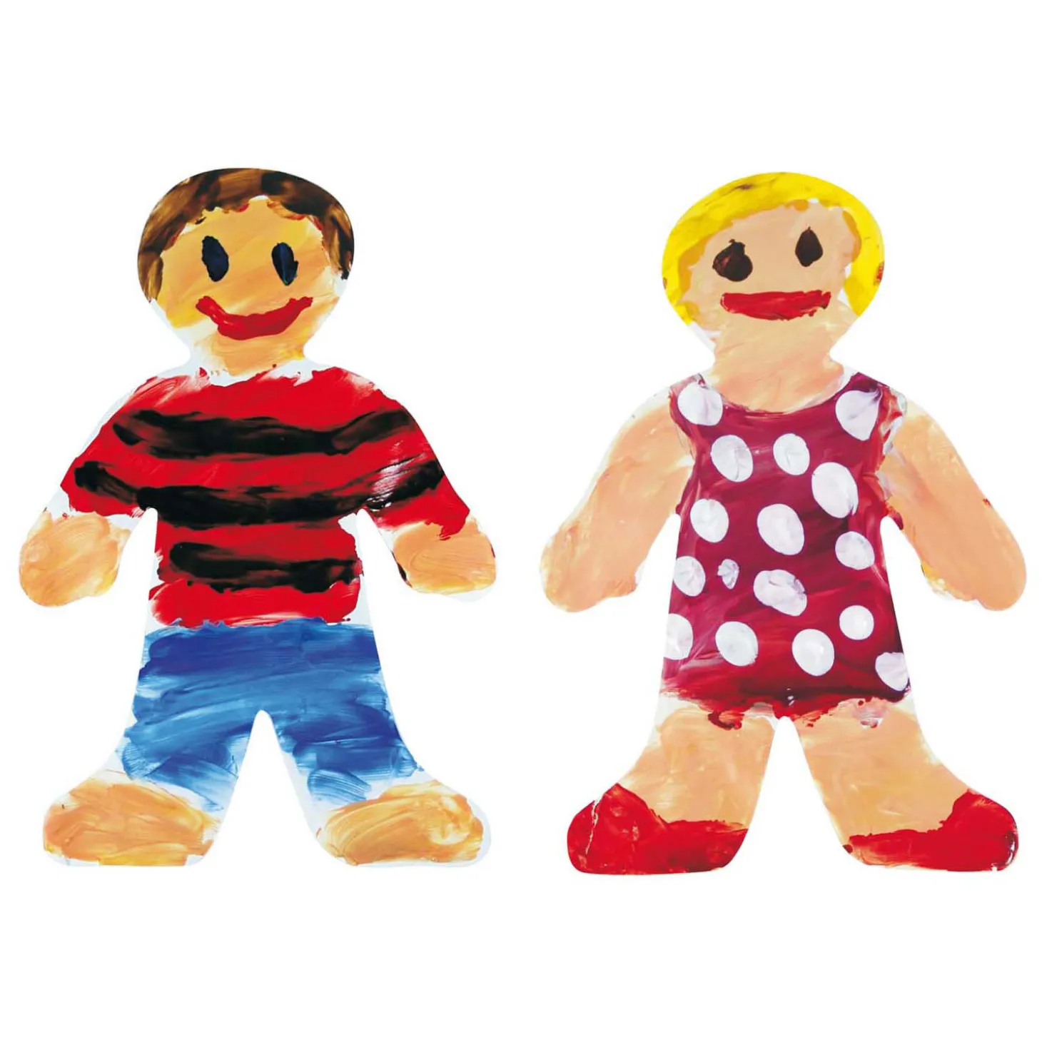 Kartonnen Figuur Kind Klein - 36dlg.