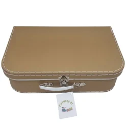 Kartonnen Koffer Set Bruin, 3st.