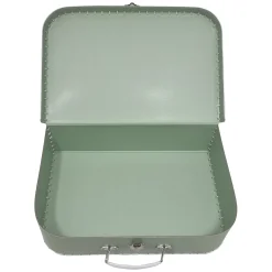 Kartonnen Koffer Set Groen, 3st.