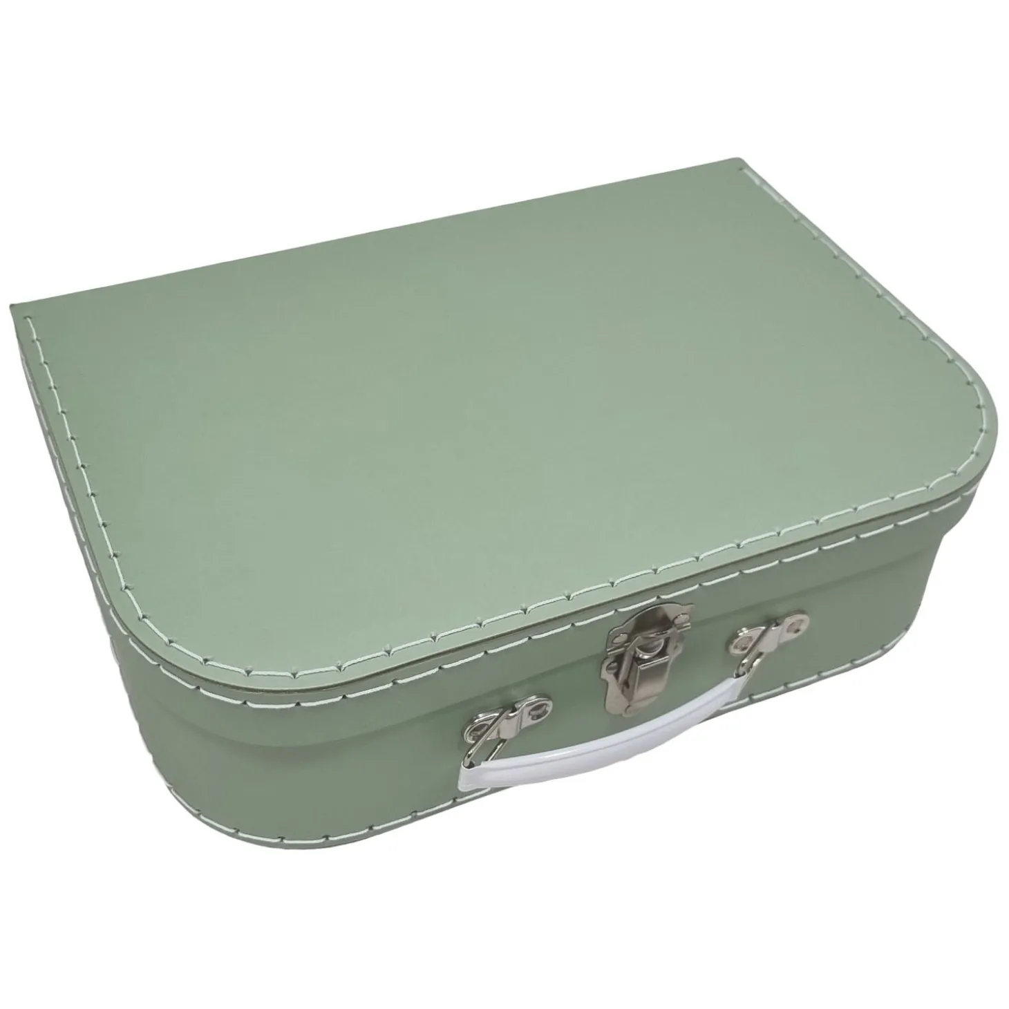 Kartonnen Koffer Set Groen, 3st.