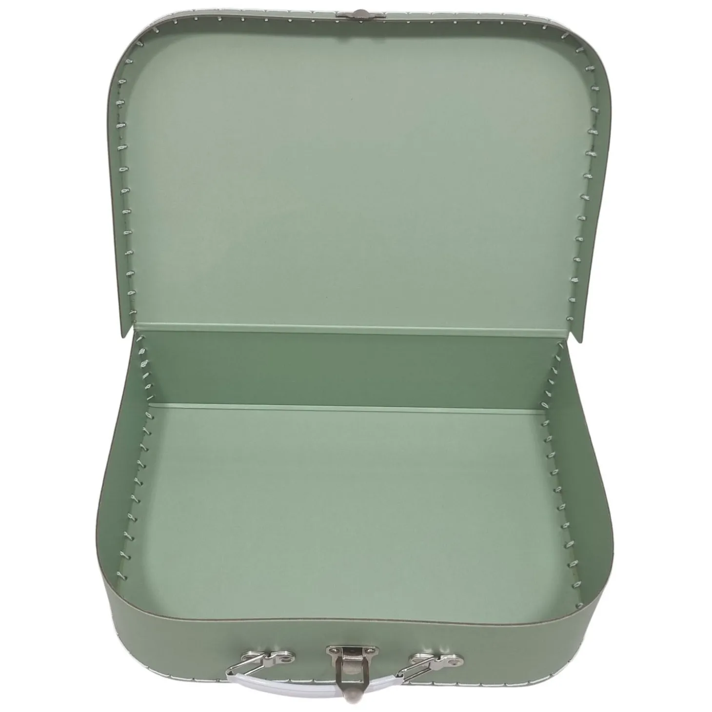 Kartonnen Koffer Set Groen, 3st.