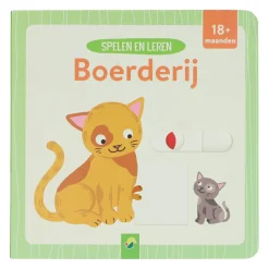 Kartonnen Schuifboekje - Spelen en leren Boerderij