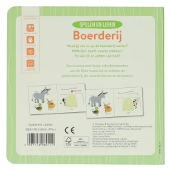 Kartonnen Schuifboekje - Spelen en leren Boerderij