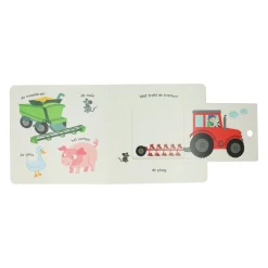 Kartonnen Schuifboekje - Spelen en leren Boerderij