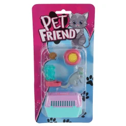 Kat in Reismand met Accessoires