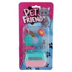 Kat in Reismand met Accessoires