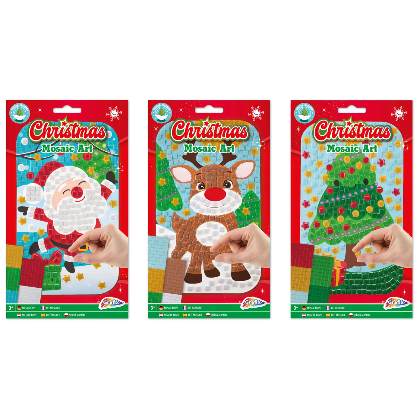 Kerst Mozaïekkunst A5