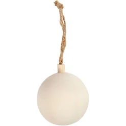 Kerstbal Hanger Hout, 5,5cm