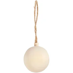 Kerstbal Hanger Hout, 4,8cm
