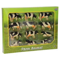 Kids Globe Koeien, 12st 1:32