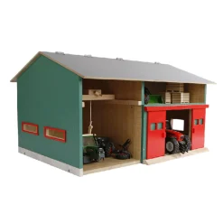 Kids Globe Landbouwloods met Berging 1:32