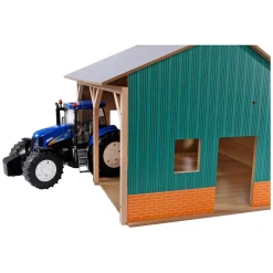 Kids Globe Loods Voor 2 Tractoren, 1:16