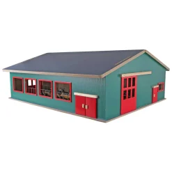 Kids Globe Loopstal met Berging en Weiland 1:32