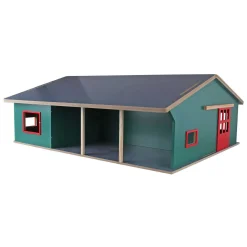 Kids Globe Loopstal met Berging en Weiland 1:32