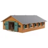 Kids Globe Paardenstal Hout Met 9 Paardenboxen 1:32
