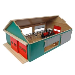 Kids Globe Stal met Windbreekgaas 1:32