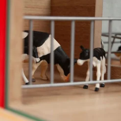 Kids Globe Stal met Windbreekgaas 1:32