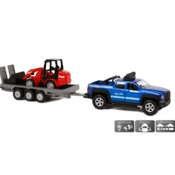 Kids Globe Terreinwagen met Aanhanger en Shovel, 30cm