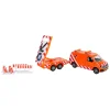 Kids Globe VW Transporter met Pijlwagen en Licht Die-Cast