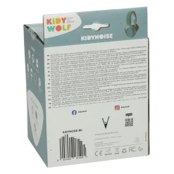 Kidywolf Kidynoise Gehoorbescherming Blauw