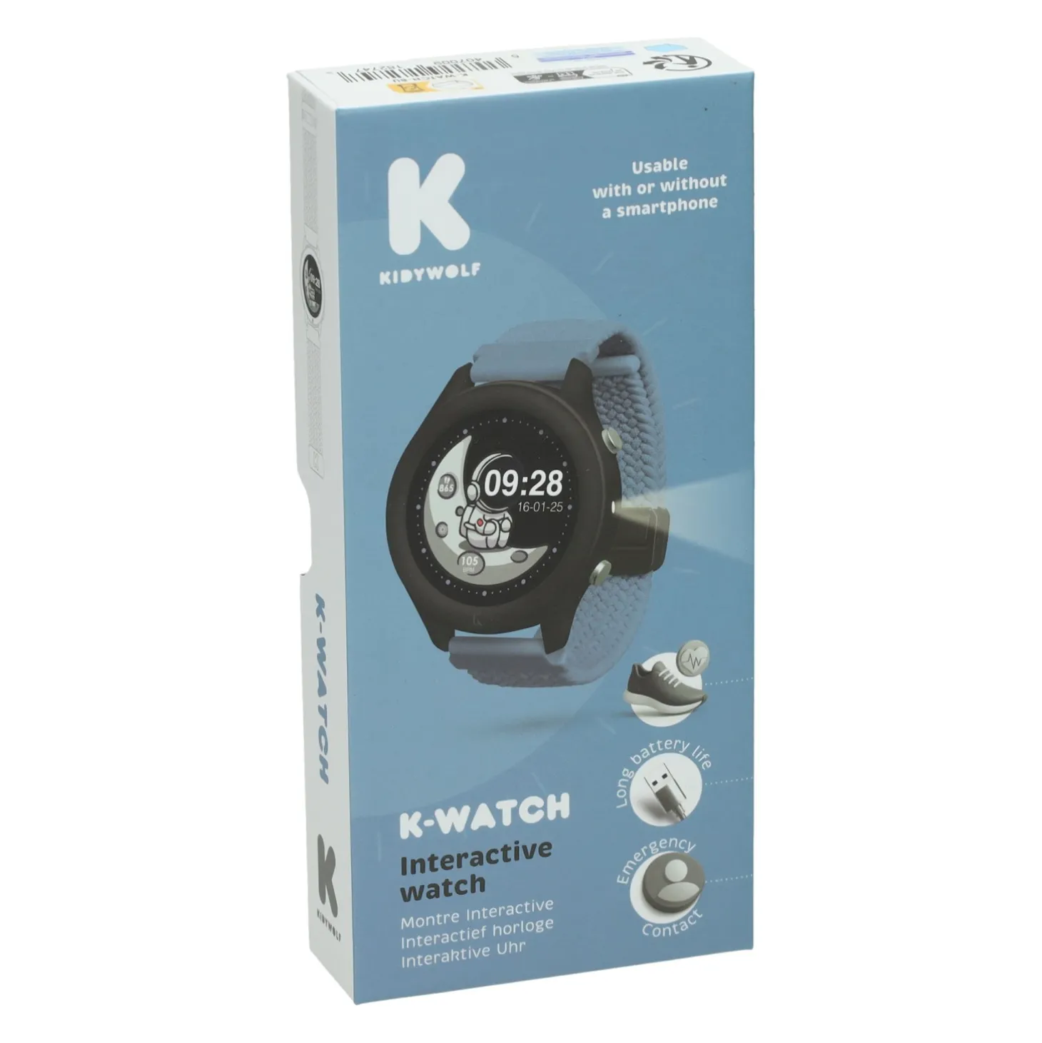 Kidywolf Kidywatch Smartwatch Blauw