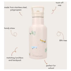 Kidzroom Drinkfles Sweet Sips Vliegtuigen, 350ml