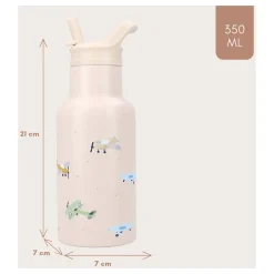 Kidzroom Drinkfles Sweet Sips Vliegtuigen, 350ml