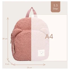 Kidzroom Rugzak Porto Beary Excited Roze