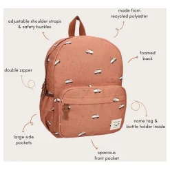 Kidzroom Rugzak Turin Enchanted Memories Bruin Brandweerwagen