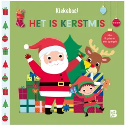 Kiekeboeboek met spiegeltje kerst Flapjesboek