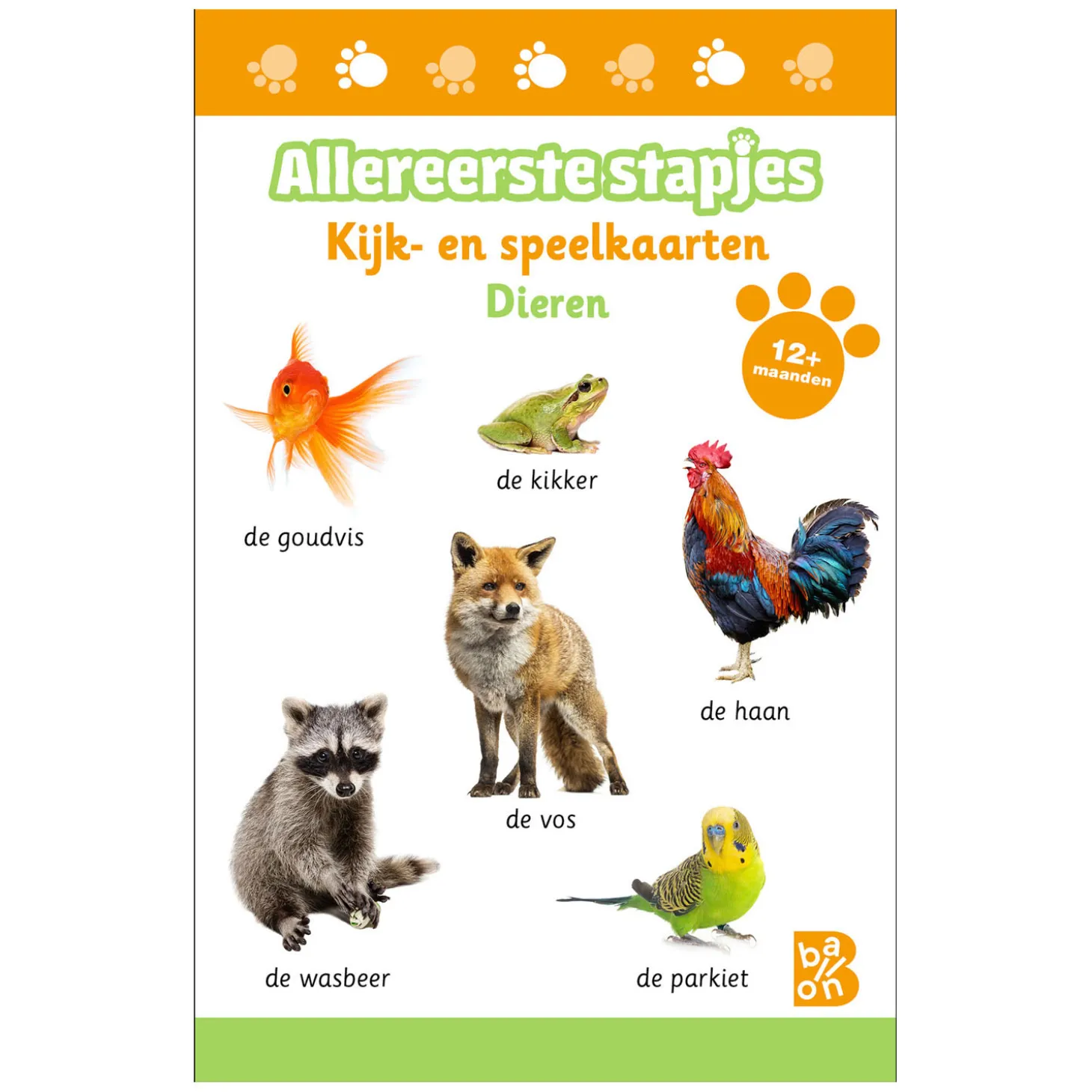 Kijk- en Speelkaarten Allereerste Stapjes Dieren