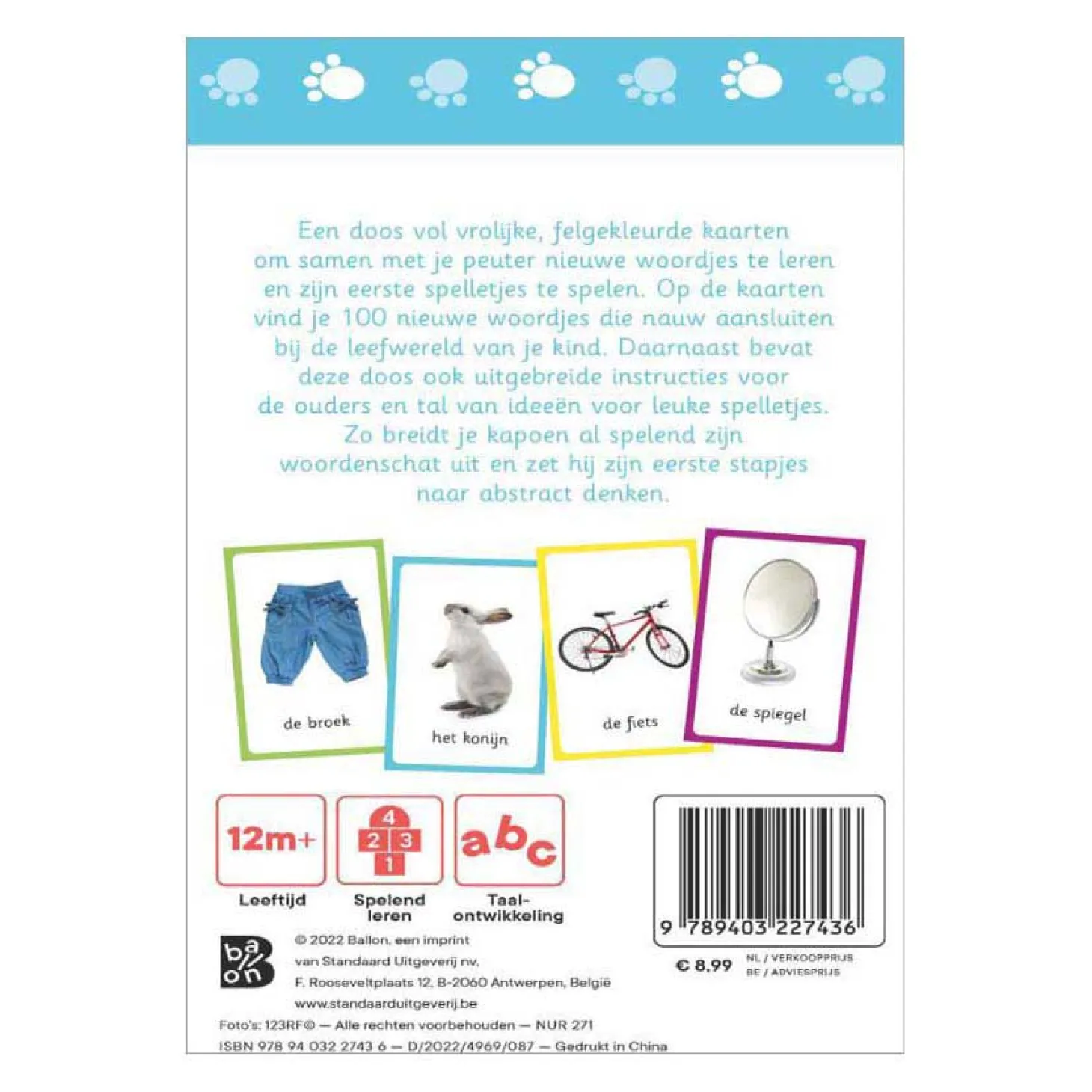 Kijk- en Speelkaarten Woordjes