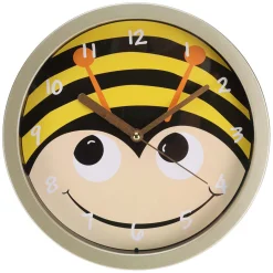 Kinder Wandklok Bij, 20cm